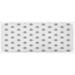 Light Gray 0.1" x 47" L X 19" W Kitchen Mat - East Urban Home Hamsa Kitchen Mat 0.1 x 19.0 W in black/whites | 0.1" H X 47" L X 19" W | Wayfair