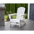 POLYWOOD® Nautical Adirondack Chair in Green | 36.25 H x 29.25 W x 32.81 D in | Wayfair AD410GR