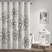 Ruffle Flower Shower Curtain Light Gray Single 72X72 - Lush Decor 16T005066