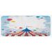 Blue 0.1 x 19 W in Kitchen Mat - East Urban Home Circus Kitchen Mat Synthetics | 0.1 H x 19 W in | Wayfair A165ED6BB4284DBD9190C9E31F1F3681