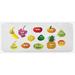 0.1" x 47" L X 19" W Kitchen Mat - East Urban Home Fruit Kitchen Mat 0.1 x 19.0 W in whiteSynthetics | 0.1" H X 47" L X 19" W | Wayfair