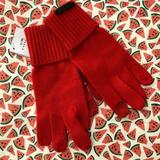 Coach Accessories | Coach Knit Tech Gloves | Color: Orange | Size: Xs/S