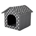 Hobbydog R6 BUDSWL4 Hundehöhle Größe R6-76 X 72 X 74 cm Grau Hundehütte Hundebett Katzehütte Höhle, XXL, Gray, 2.5 kg, 1 Stück (1er Pack)