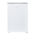 Igenix IG255W Freestanding Under Counter Larder Fridge with 2 Adjustable Glass Shelves, 1 Salad Drawer with Shelf On Top, Reversible Door, 136 Litre Capacity, 55 cm Wide, White