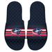Men's ISlide Navy Columbus Blue Jackets Stripe Logo Slide Sandals
