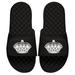 Men's ISlide Black Los Angeles Kings Vintage Logo Slide Sandals