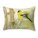 Highland Dunes Sesco Betsy's Goldfinch Indoor/Outdoor Lumbar Pillow Polyester/Polyfill blend | 11 H x 14 W x 5 D in | Wayfair