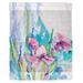 Highland Dunes Polyester Iris Wall Hanging Polyester in Blue/Gray | 30 H x 24 W in | Wayfair F7B8CFD3C7714902896934177779849C