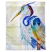 Highland Dunes Polyester Watercolor Heron Wall Hanging Polyester in Gray | 30 H x 24 W in | Wayfair B5E4FEF2EE5145CA982E705E48292E05