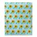 Highland Dunes Piche Dick's Sunflower Tiled Throw Polyester in Blue/Yellow | 50 W in | Wayfair 3EC469155B5E44F093D274E8D86319EB