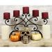 The Holiday Aisle® Abbey Day Of The Dead Tooled Ornate Floral Skull Figurine Ceramic | 6.5 H x 5 W x 4.25 D in | Wayfair
