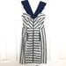 Anthropologie Dresses | Anthropologie Frock! By Tracy Reese Nwt | Color: Blue/Cream | Size: 4