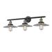 Innovations Lighting Bruno Marashlian Halophane 32 Inch 3 Light Bath Vanity Light - 205-BAB-G2