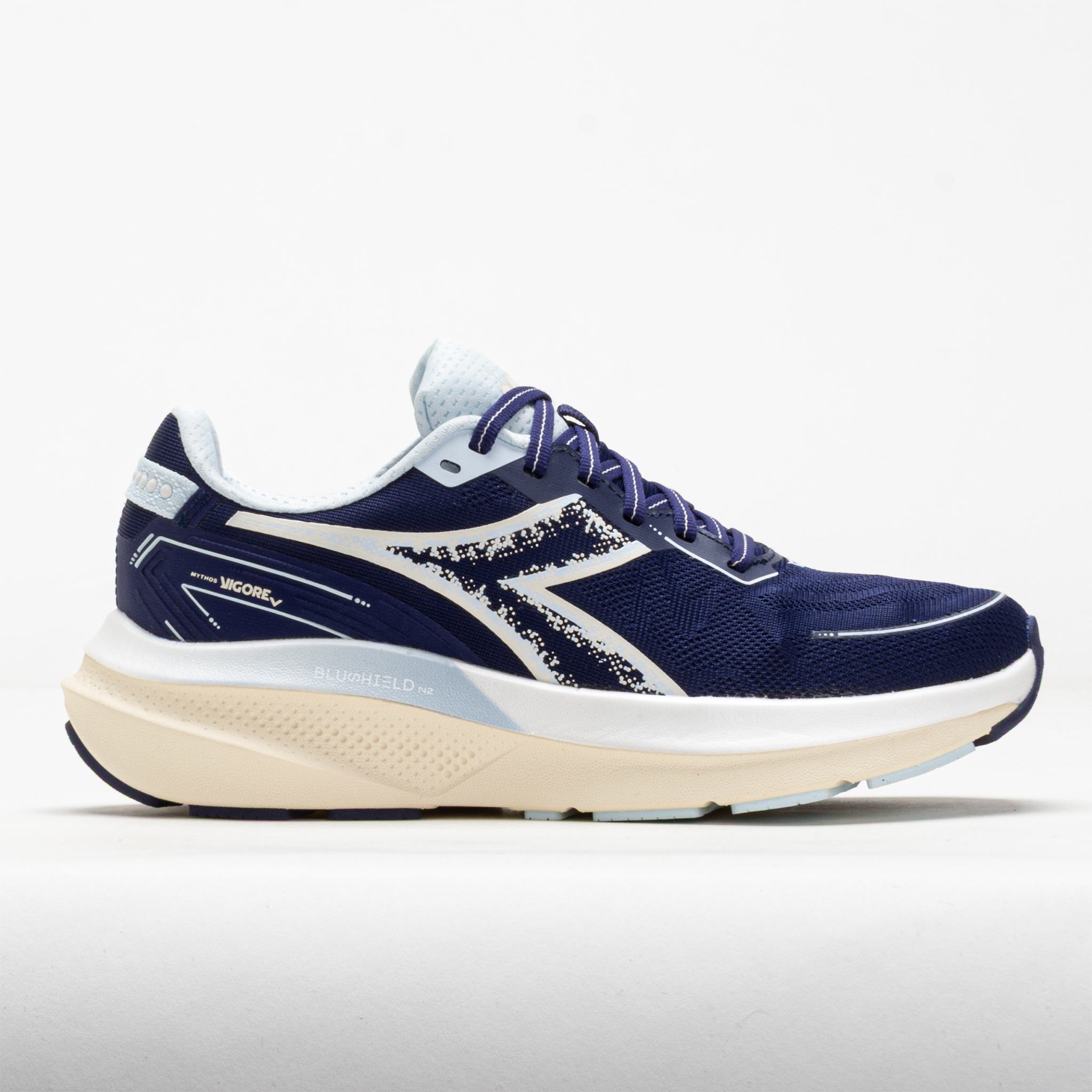 Diadora Mythos Blushield Vigore V Women's Running Shoes Blue Caspian Sea/Violet