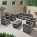 Breakwater Bay Sunnydale Outdoor 7 Piece Rattan Sofa Seating Group w/ Cushions Synthetic Wicker/All - Weather Wicker/Wicker/Rattan | Wayfair