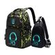 Asge School Bags for Teenage Boys Camo Casual Backpacks Luminous Unisex Kids Rucksack Travel Canvas Daypack College Bookbag Waterproof Lightweight Student Back Pack Sling Shoulder Backpacks Set