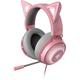 Razer Kraken Kitty - Gaming Headset (Das Katzenohren-Headset mit RGB Chroma-Beleuchtung, Mikrofon mit aktiver Rauschunterdrückung, THX Spatial Audio, Bedienelemente an der Ohrmuschel) Pink/Quartz