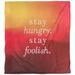 East Urban Home Stay Hungry Quote Single Duvet Cover Microfiber in Orange | King Duvet Cover | Wayfair 5FDEBBB308CE4566B852C80497EEB92B