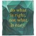 East Urban Home Do What Is Right Quote Single Duvet Cover Microfiber in Green/Yellow | Queen Duvet Cover | Wayfair B2175F7013F94D838D823F25B50B259C