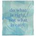 East Urban Home Do What Is Right Quote Single Duvet Cover Microfiber in Blue | Queen Duvet Cover | Wayfair F805CF7ED9ED47CA890E1E0D0ABE47EA