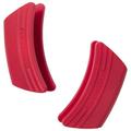 Le Creuset Silicone Pot Grips Set Silicone in Red | 5 W in | Wayfair ST00103000060001