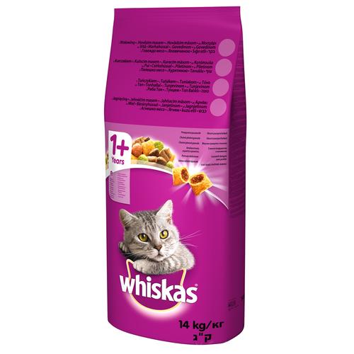 14kg 1+ Rind Whiskas Katzenfutter trocken