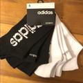 Adidas Accessories | Adidas Black And White Low Cut Socks 6pack | Color: Black/White | Size: Os