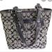 Coach Bags | Coach Hadley Signature Tote Handbag | Color: Black/Silver | Size: Os