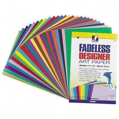 Pacon 12 x 18 in. Fadeless Designer Assortment Paper - Multicolor