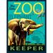 Zoomie Kids Ervine The Little Zoo Keeper Elephant Paper Print in Brown | 24 H x 18 W x 0.15 D in | Wayfair EB4CA06E38A840B68BC17D3E55018858