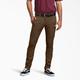 Dickies Men's Skinny Fit Double Knee Work Pants - Timber Brown Size 34 X (WP811)