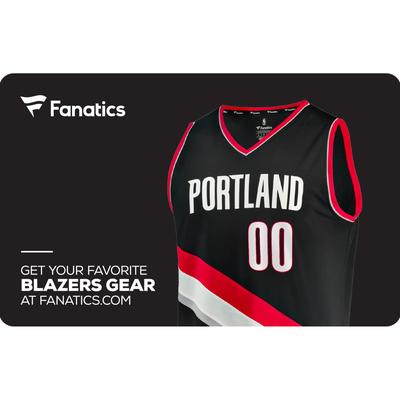 Portland Trail Blazers Fanatics eGift Card ($10 - $500)