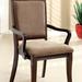 Alcott Hill® Schneck Arm Chair in Brown Wood/Upholstered/Fabric in Brown/Red | 40.25 H x 22.25 W x 23.5 D in | Wayfair