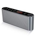 ZJZ Wireless Portable Speaker, Bluetooth Speaker, Dual Drivers MP3 Players FM Radio Stereo with HD Sound, Built-in Microphone, High Definition Audio and Enhanced Bass