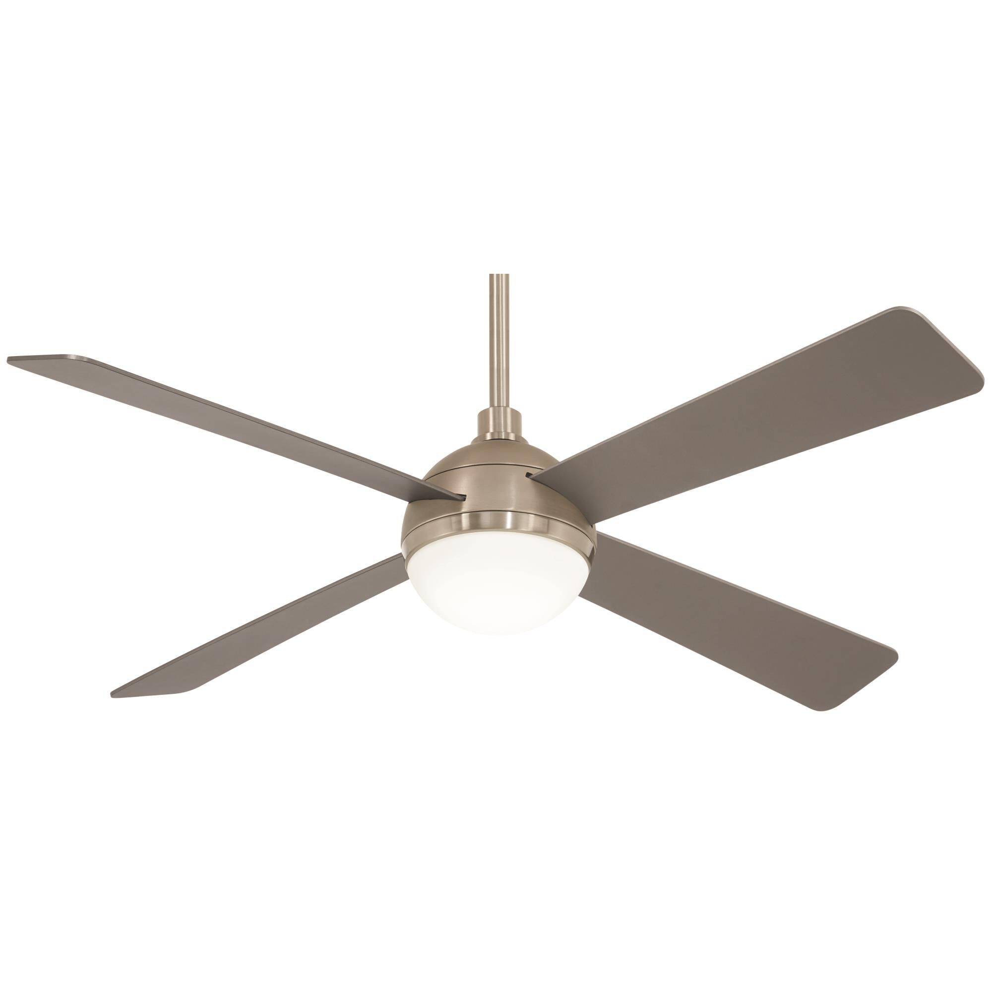 Minka Aire Orb 54 Inch Ceiling Fan with Light Kit - F623L-BS/BN