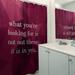 East Urban Home Faux Gemstone Self Confidence Inspirational Quote Shower Curtain Set Polyester in Indigo | 74 H x 71 W in | Wayfair