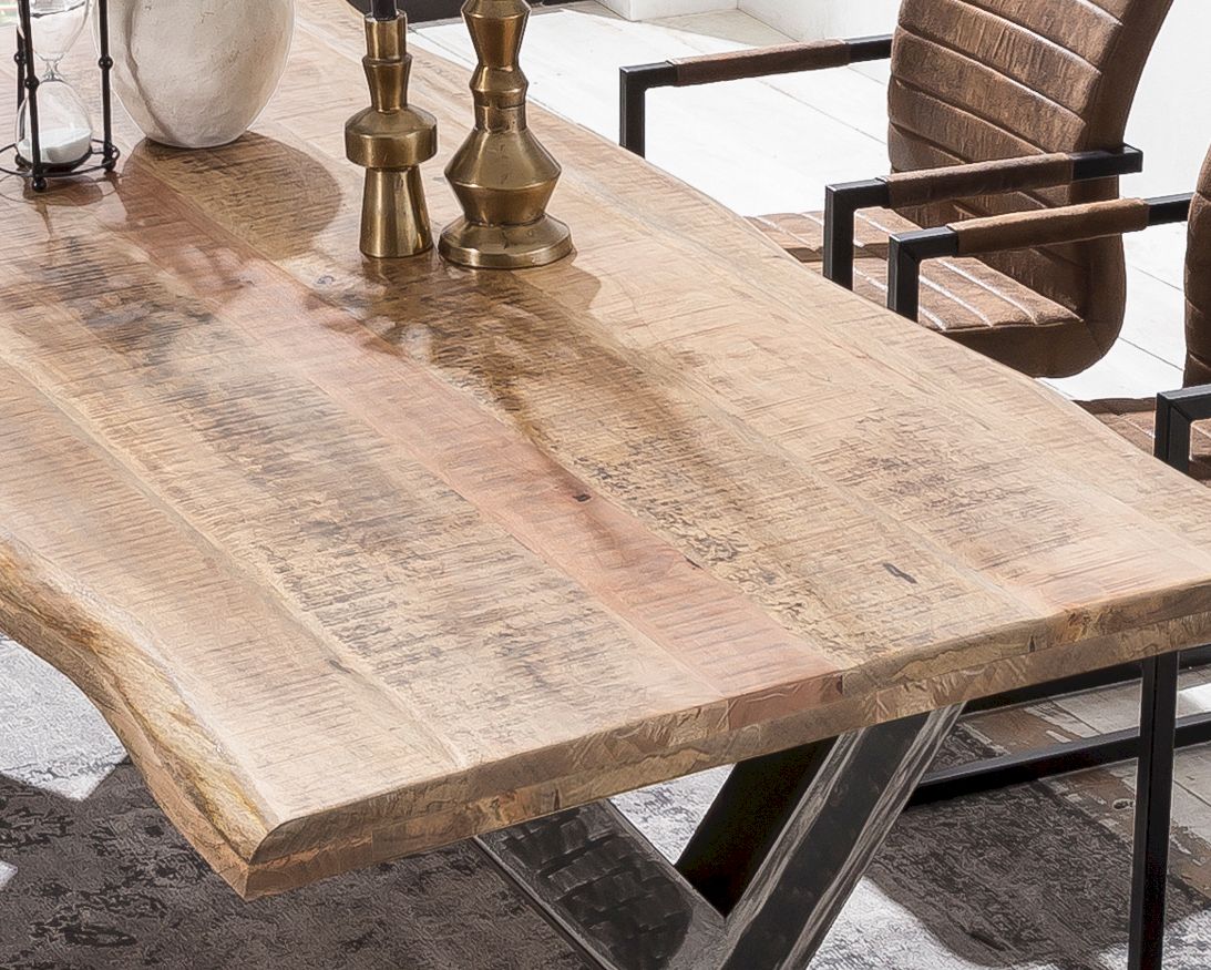 SIT Tops & Tables Tischplatte Mango Massiv 100x200 cm