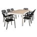 Atlantic 9 Piece Rectangular Patio Dining Set - International Home PORT_8PORTBYRON