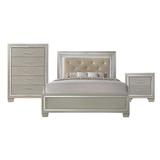 " Glamour King Panel 3PC Bedroom Set - Picket House Furnishings LT100KB3PC"