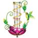 Regal Art & Gift 12502 - Hummingbird Solar Rain Gauge Garden Stake Ornament