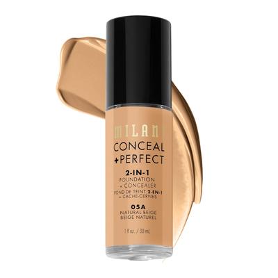 Milani Conceal + Perfect 2in1 Foundation Natural Beige/ 05a 30 ml Hellbraun Image