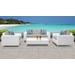 Miami 5 Piece Outdoor Wicker Patio Furniture Set 05f in Beige - TK Classics Miami-05F-Beige