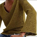 J. Crew Sweaters | J. Crew | Olive Green Flared Knit Sweater | Color: Green | Size: S