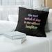 East Urban Home Stay Hungry Quote Linen Pillow Cover Linen | 26 H x 26 W x 0.5 D in | Wayfair 1E666487991942DAB06877FBDC345416