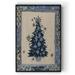 The Holiday Aisle® Tree Silhouette by Parvez Taj - Wrapped Canvas Print Canvas, Solid Wood in White | 48 H x 36 W x 1 D in | Wayfair