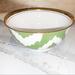 Anthropologie Dining | Anthropologie Grace Round Bowl/Trinket Dish | Color: Green/White | Size: Os