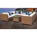 Laguna 11 Piece Outdoor Wicker Patio Furniture Set 11a in Sail White - TK Classics Laguna-11A-White
