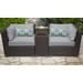 Barbados 3 Piece Outdoor Wicker Patio Furniture Set 03b in Grey - TK Classics Barbados-03B-Grey