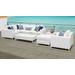 Miami 8 Piece Outdoor Wicker Patio Furniture Set 08g in Sail White - TK Classics Miami-08G