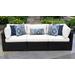 Belle 3 Piece Outdoor Wicker Patio Furniture Set 03b in Sail White - TK Classics Belle-03B-White